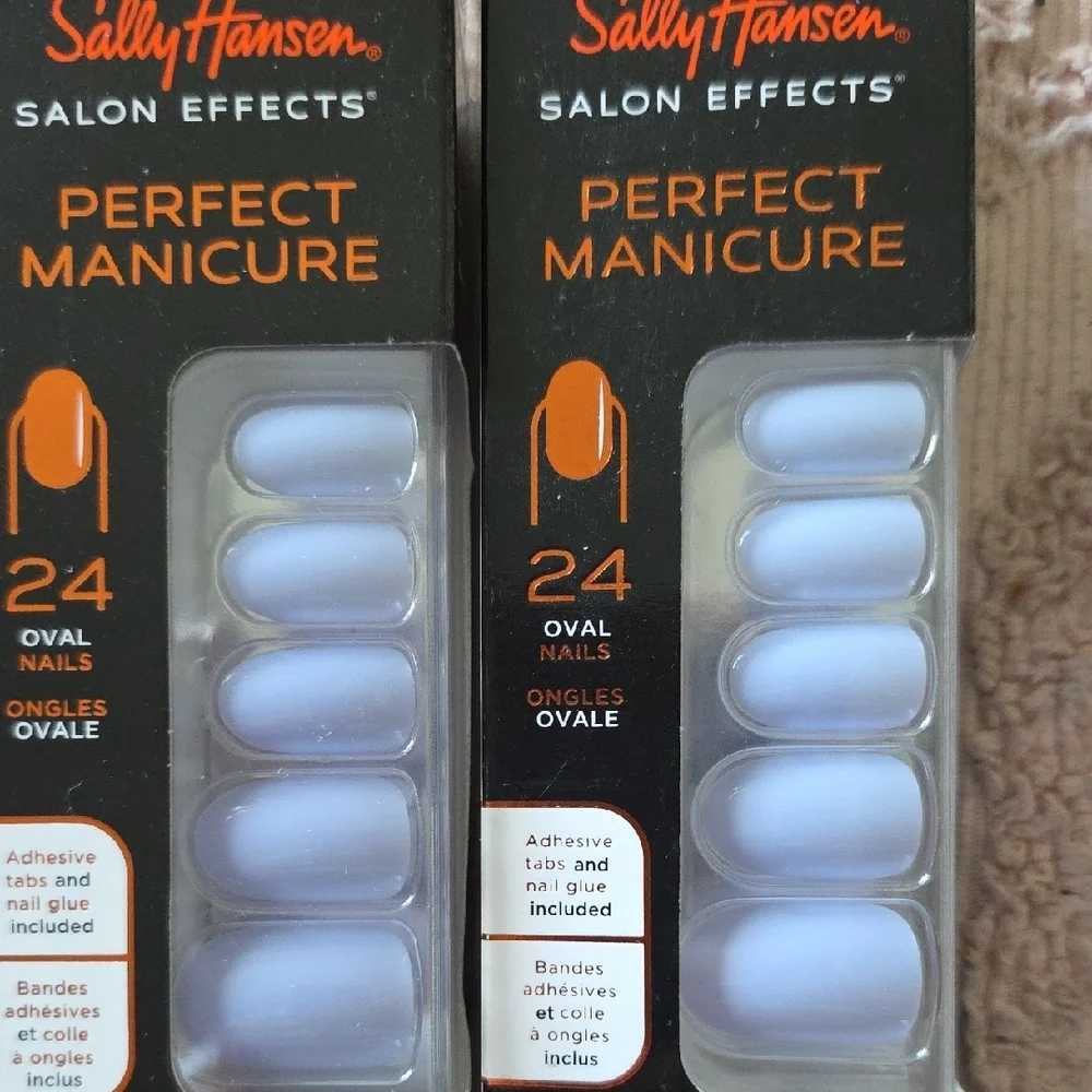 Sally Hansen Salon Effects Perfect Manicure Set Of Ten, Oval Shape, New - Picture 6 of 8